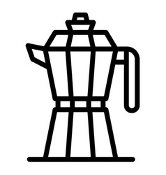 Coffee Pot Icon Outline Style