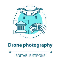 Drone Photography Concept Icon Quad Copter