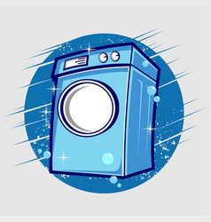 Cartoon Washing Machine