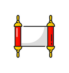 Chinese Festive Scroll Isolate New Year Manuscript