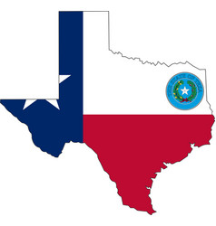 Map Of Texas State Usa