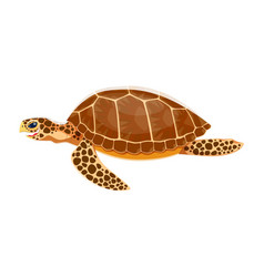 Sea Turtle Animal Character Majestic Creature