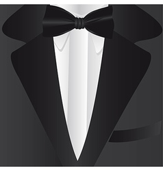 Formal Suit And Tie Close Up Royalty Free Vector Image