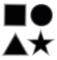 Halftone Shapes Collection