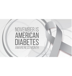 American Diabetes Awareness Month Concept Banner