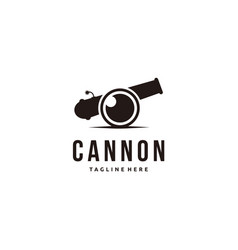 Cannon Weapon And Lens Photography Logo