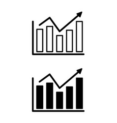 Data Chart Icons Black And White