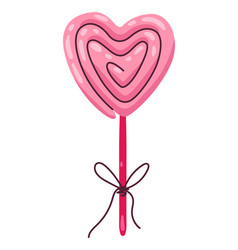 Happy Valentine Day Of Lolipop Heart