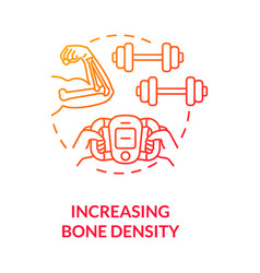 Increasing Bone Density Concept Icon