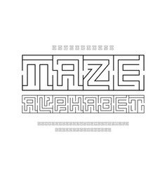 Maze Font