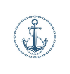 Nautical Anchor With Cain Link