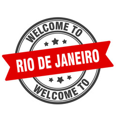 Welcome To Rio De Janeiro Stamp