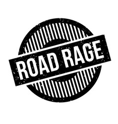 Road Rage Rubber Stamp