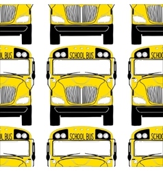 School bus pattern Royalty Free Vector Image - VectorStock