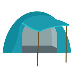 Beach Tent On A White Background