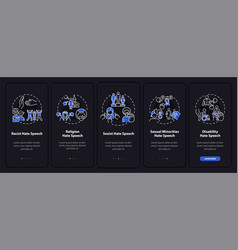 Hate Crime Against Onboarding Mobile App Page