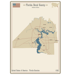 Map Of Duval County In Florida