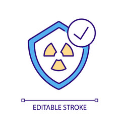 Nuclear Energy Safety Rgb Color Icon