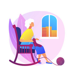 Loneliness Elderly People Concept