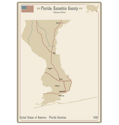 Map Of Escambia County In Florida