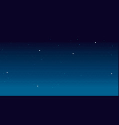 Pixel Art Night Sky Background With Stars