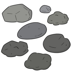 Set of stone Royalty Free Vector Image - VectorStock