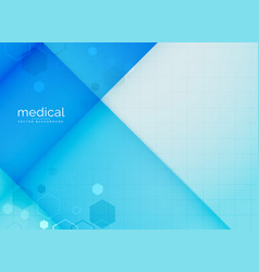 Abstract Medical Background In Blue Color