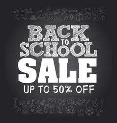 Back To School Sale 50 Discount Poster