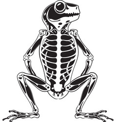 Phantom Pond Dweller Frog Skeleton Emblem Bony