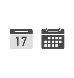 Calendar Agenda Icon Pictogram Black And White