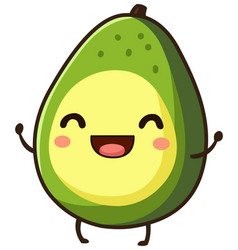 Cartoon Avocado