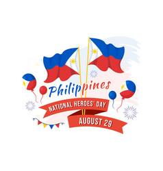 Happy Philippines National Heroes Day With Waving