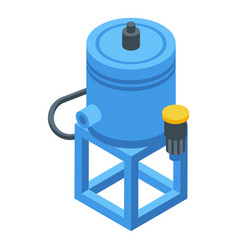 Mining Safety Icon Isometric Gold Mine