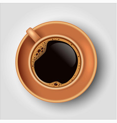 Printblack Coffee Cup Top View Design