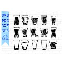 Shot Glasses Svg Glass Wine