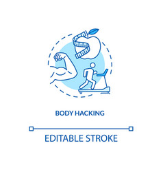 Body Hacking Concept Icon