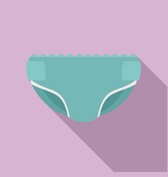 Natal Diaper Icon Flat Style