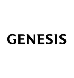 Genesis Brand Logo Car Symbol Black Name Design