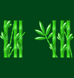 Cartoon Green Bamboo Forest