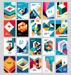 Collection Of A4 Abstract Geometric Cover