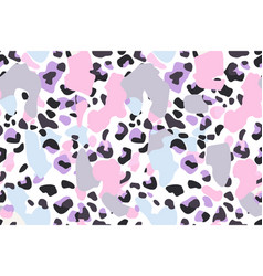 Pastel Color Animal Print Abstract Pattern