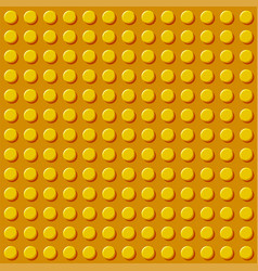 Block Golden Plastic Toys Seamless Pattern