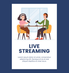 Live Online Streaming Show Banner Or Poster