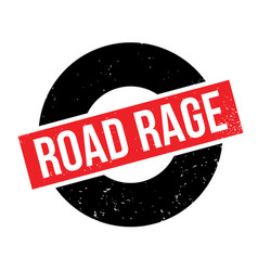 Road Rage Rubber Stamp