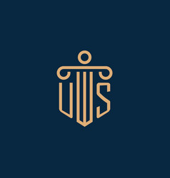 Us Initial For Law Firm Logo Lawyer Logo