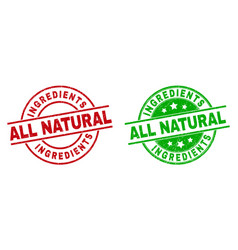 Ingredients All Natural Round Watermarks