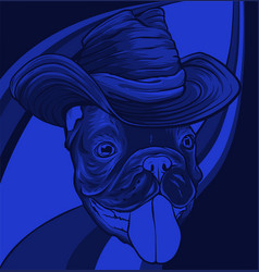 Pug Head Portrait A Dog