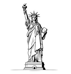 Statue Of Liberty -hand Drawn