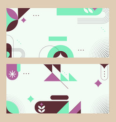 Geometric Abstract Backgrounds Design