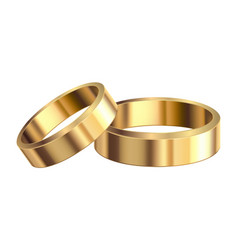 Simple Wedding Rings Composition